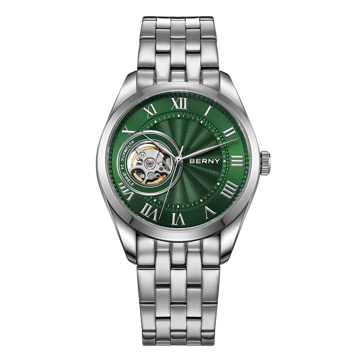 BERNY-Men Automatic Classic Watch-AM079VM - Image 11
