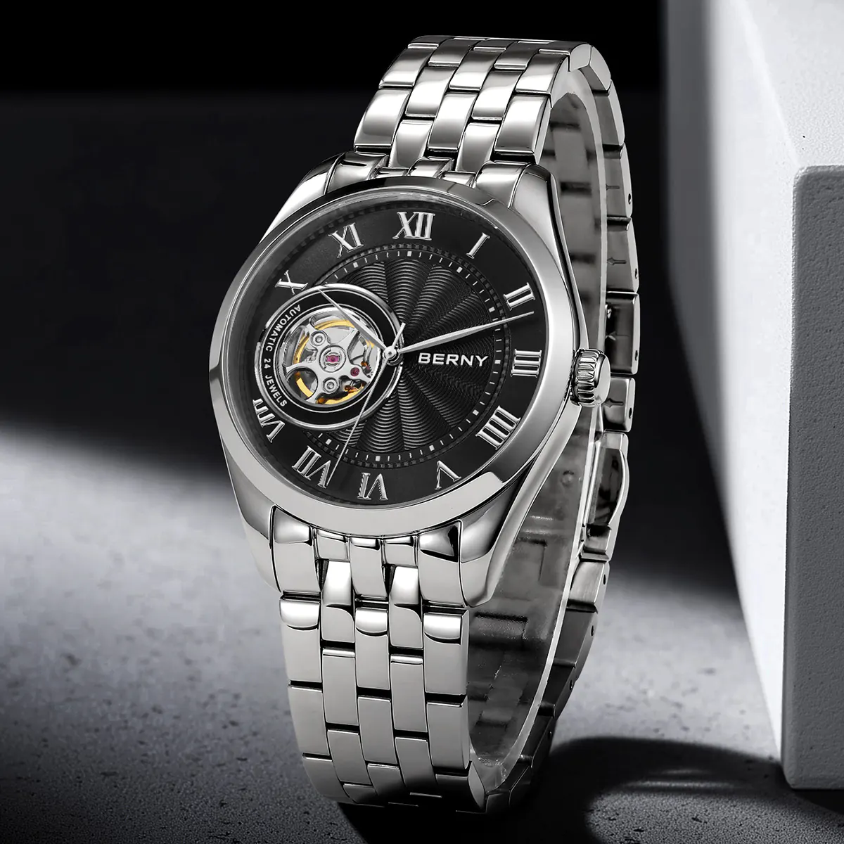 BERNY-Men Automatic Classic Watch-AM079VM - Image 2