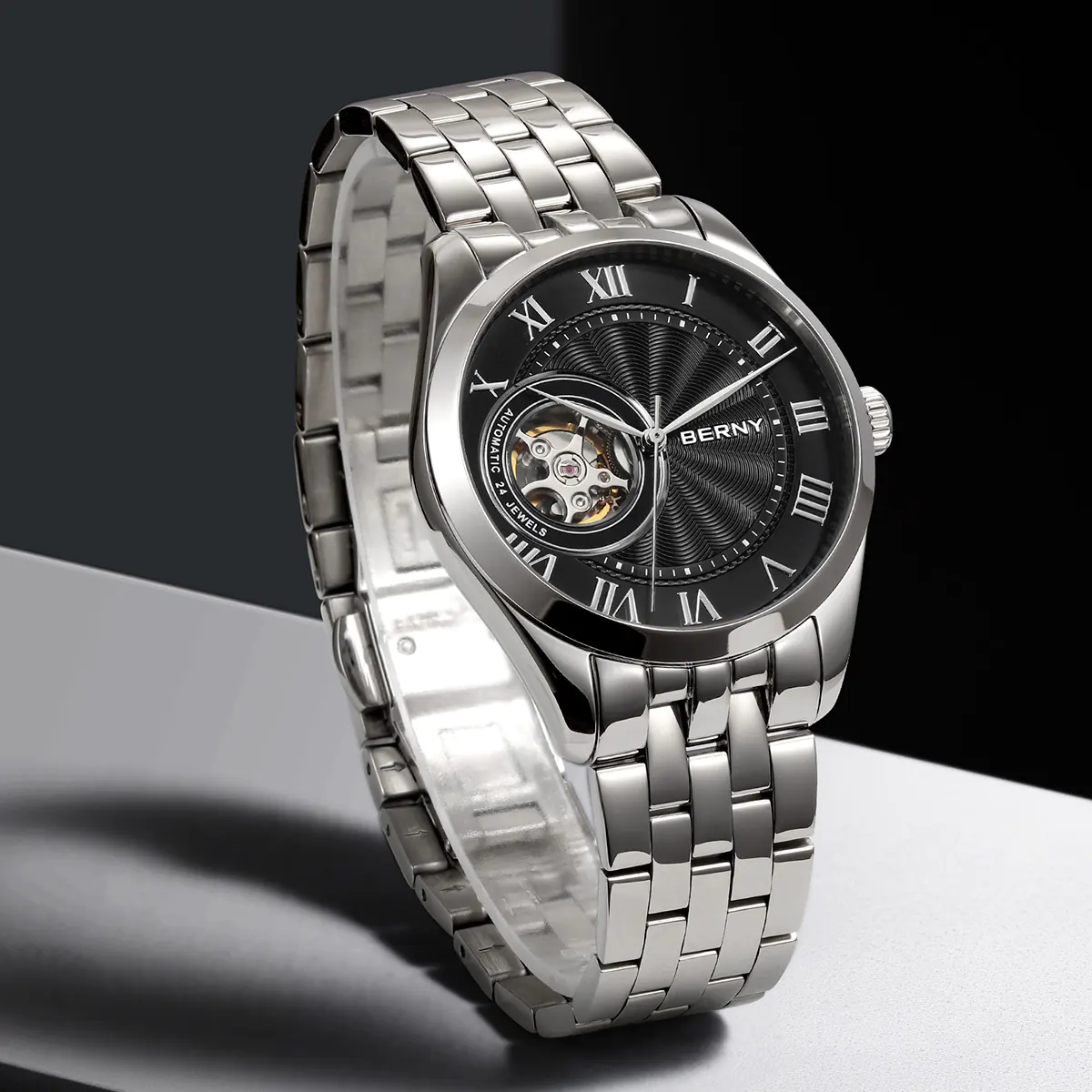 BERNY-Men Automatic Classic Watch-AM079VM - Image 6