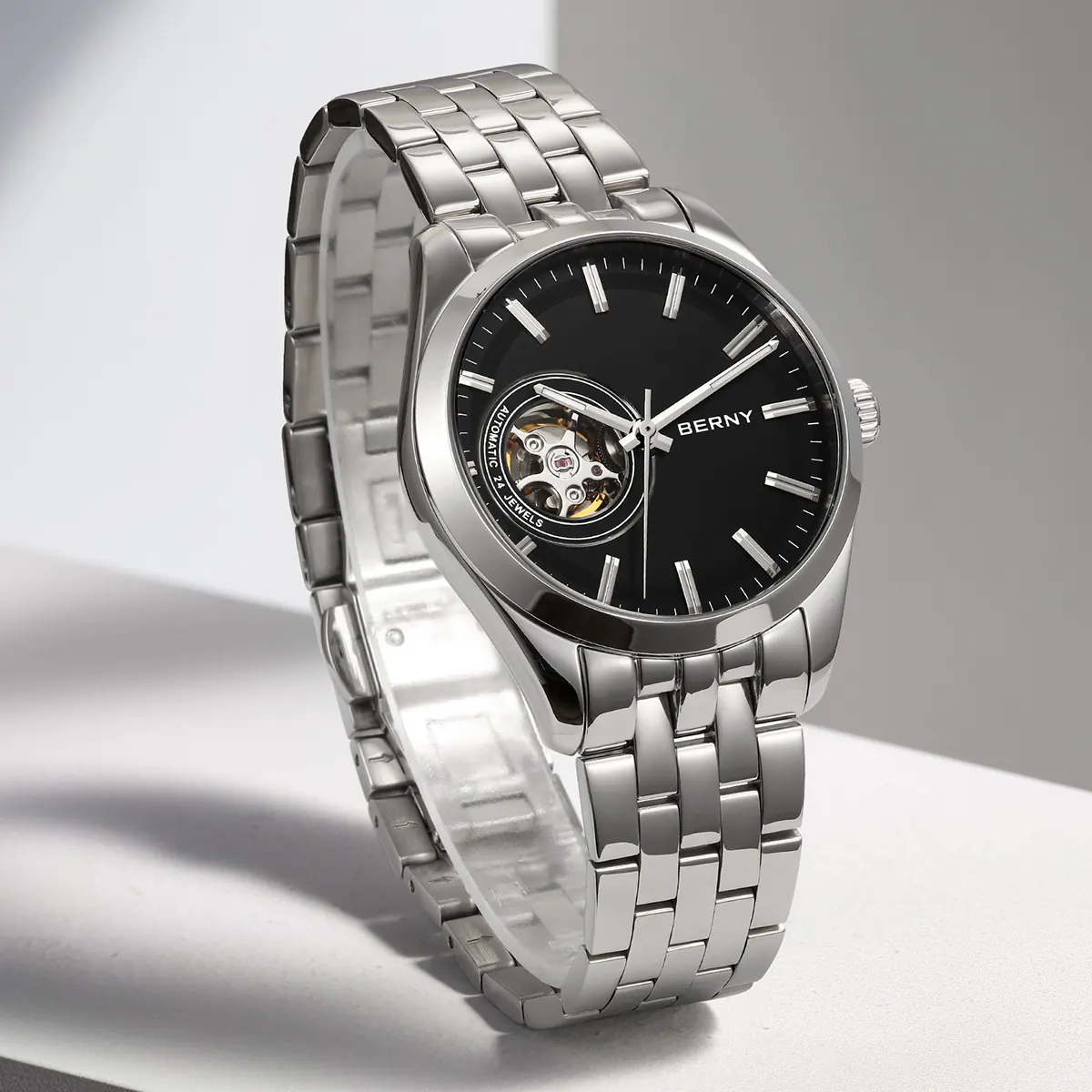 BERNY-Men Automatic Classic Watch-AM179M - Image 7