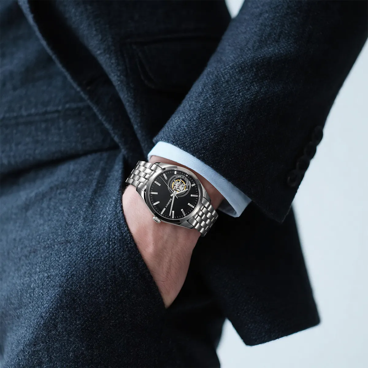 BERNY-Men Automatic Classic Watch-AM179M - Image 8