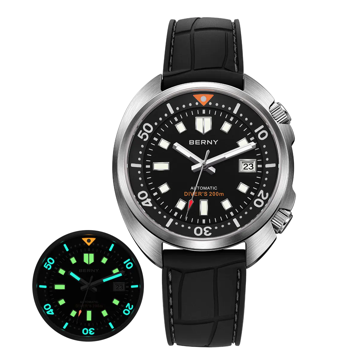 BERNY-Men Automatic Compressor-style Diver Watch-AM1970M - Image 10