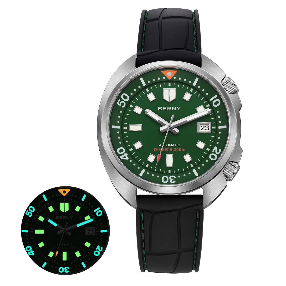 BERNY-Men Automatic Compressor-style Diver Watch-AM1970M - Image 12