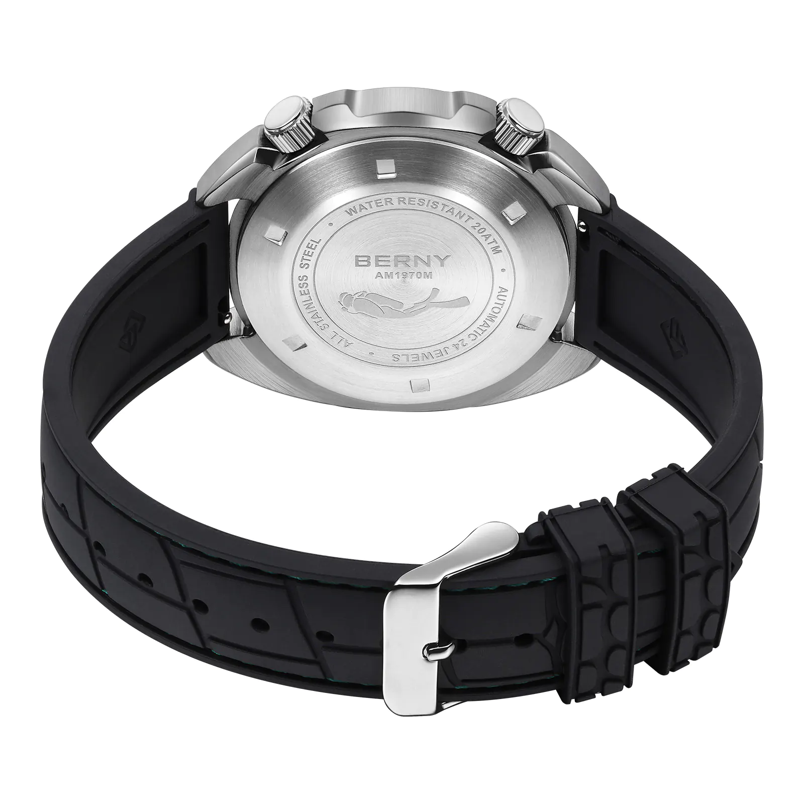 BERNY-Men Automatic Compressor-style Diver Watch-AM1970M - Image 4