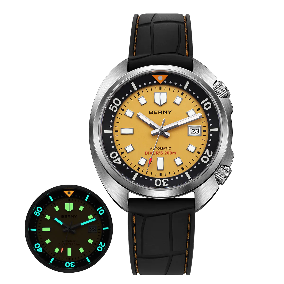 BERNY-Men Automatic Compressor-style Diver Watch-AM1970M - Image 9