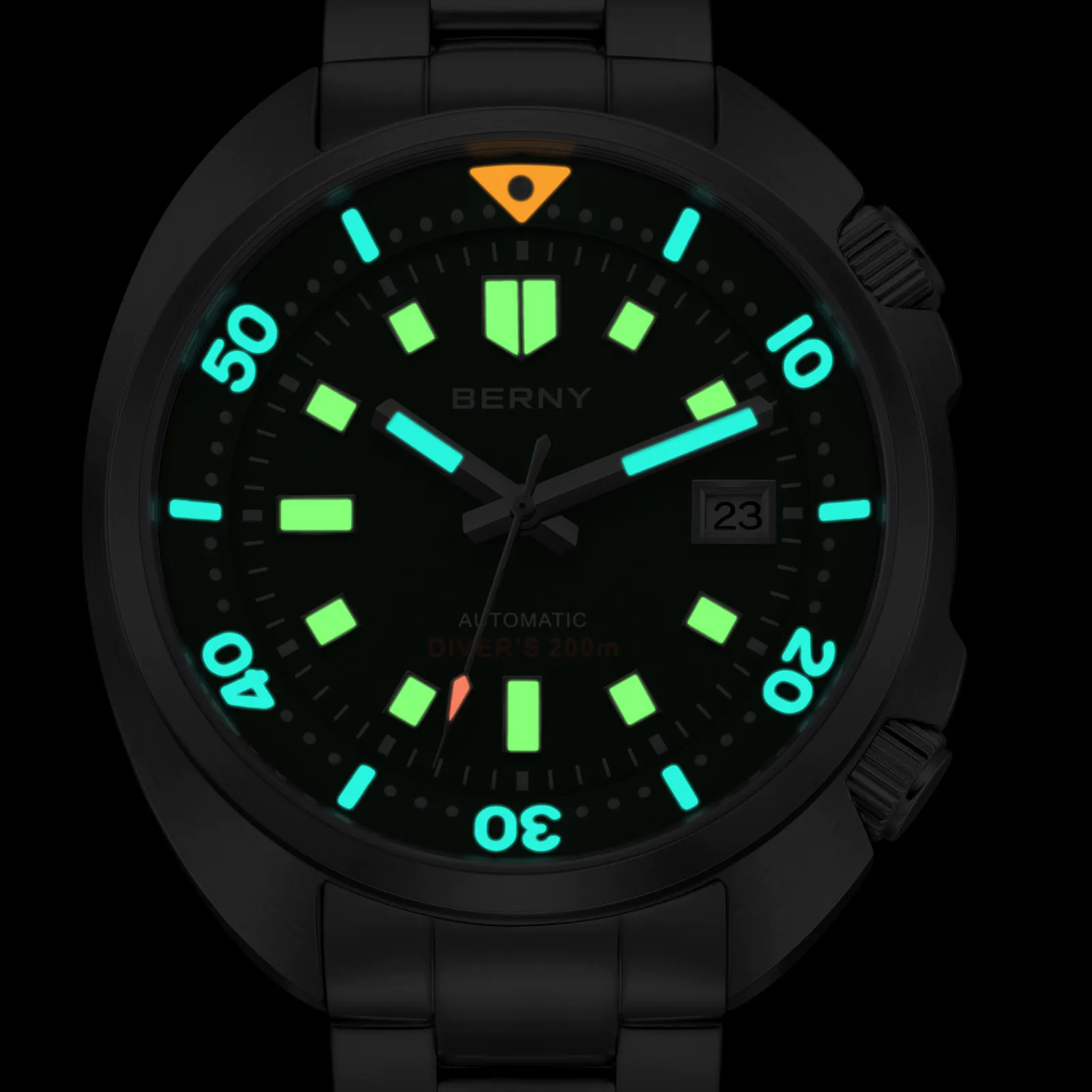 BERNY-Men Automatic Compressor-style Diver Watch-AM1970MS - Image 5