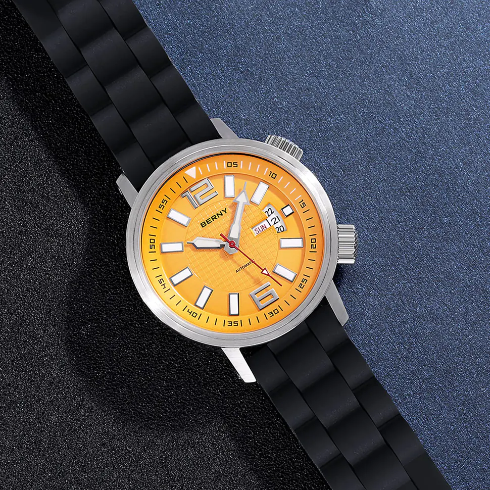 BERNY-Men Automatic Compressor-style Diver Watch-AM7081M - Image 5