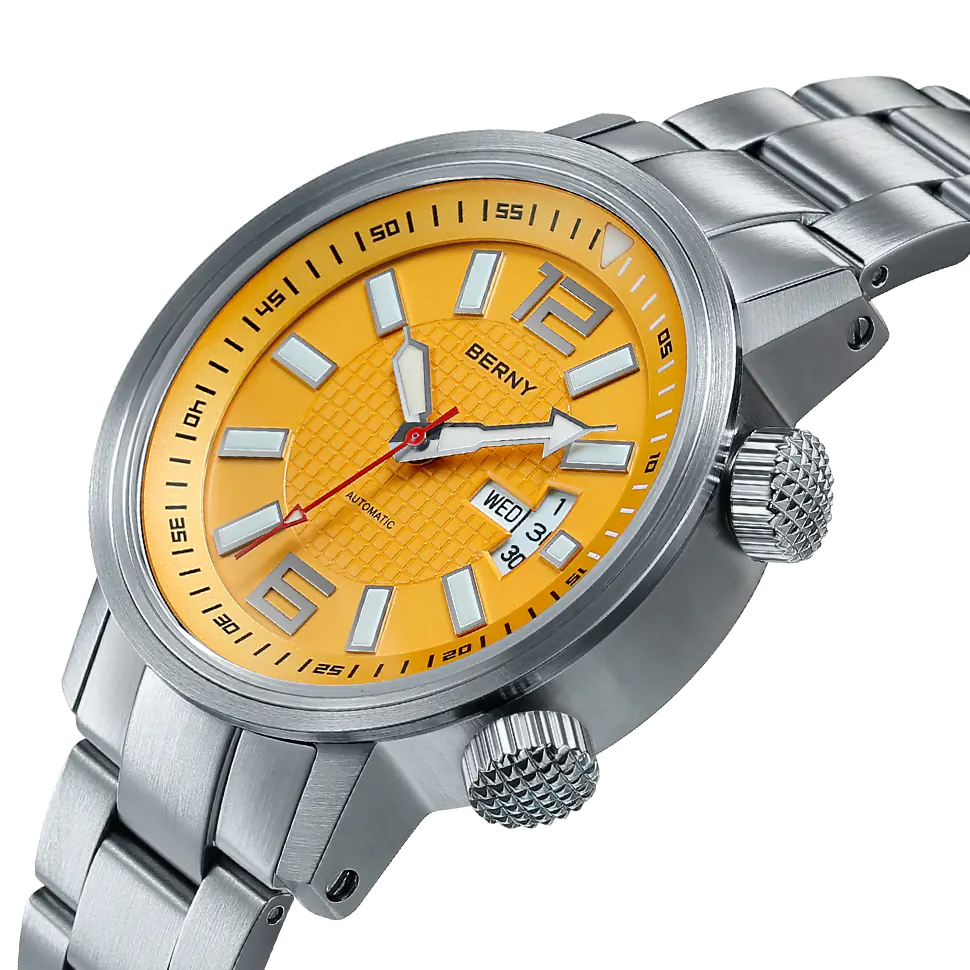 BERNY-Men Automatic Compressor-style Diver Watch-AM7081MS - Image 3