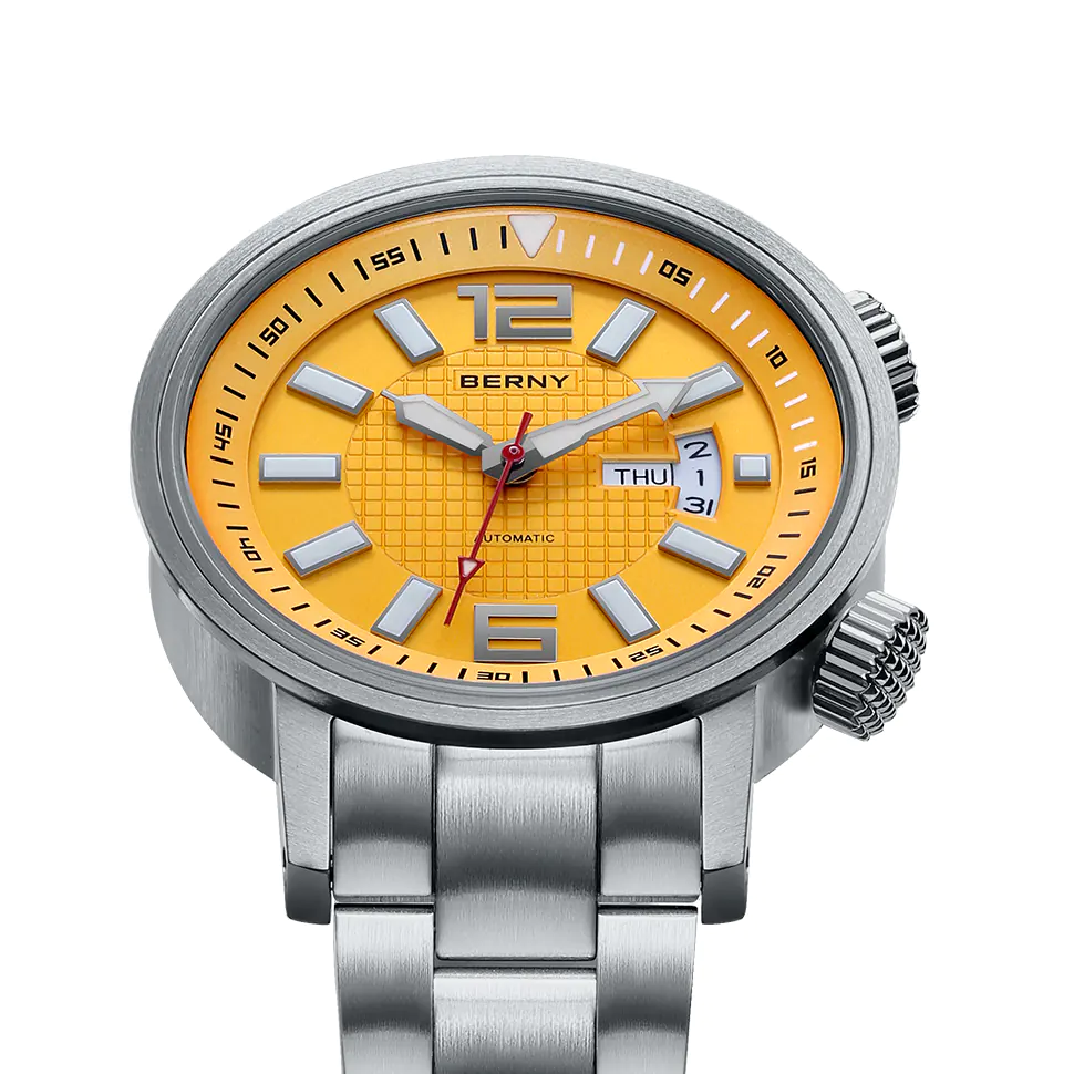 BERNY-Men Automatic Compressor-style Diver Watch-AM7081MS - Image 4