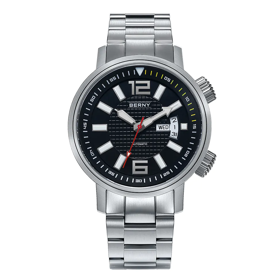 BERNY-Men Automatic Compressor-style Diver Watch-AM7081MS - Image 7