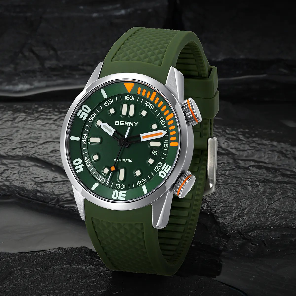 BERNY-Men Automatic Compressor-style Diver Watch V3-AM339M - Image 5