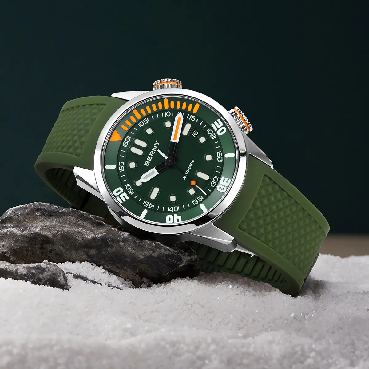BERNY-Men Automatic Compressor-style Diver Watch V3-AM339M - Image 6