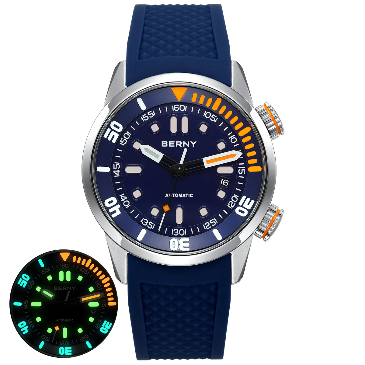 BERNY-Men Automatic Compressor-style Diver Watch V3-AM339M - Image 9