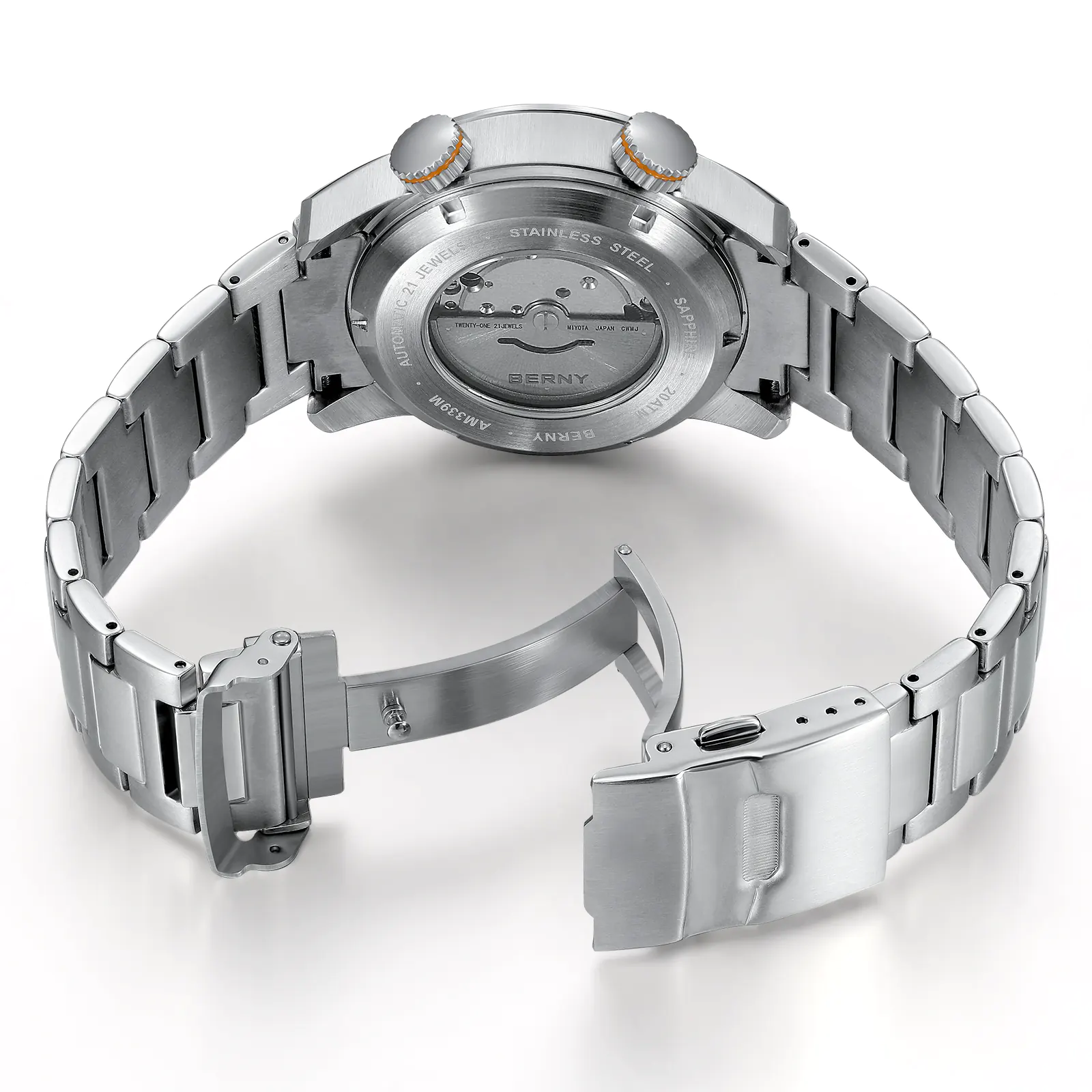 BERNY-Men Automatic Compressor-style Diver Watch V3-AM339MS - Image 6