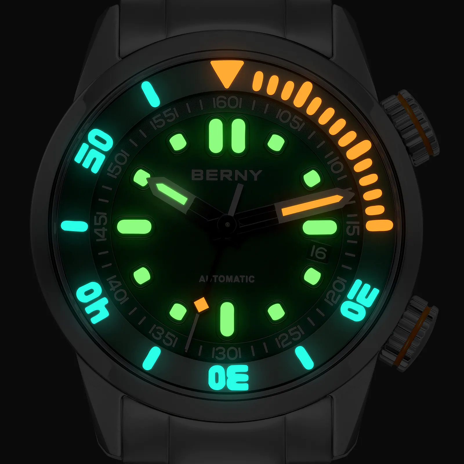 BERNY-Men Automatic Compressor-style Diver Watch V3-AM339MS - Image 7