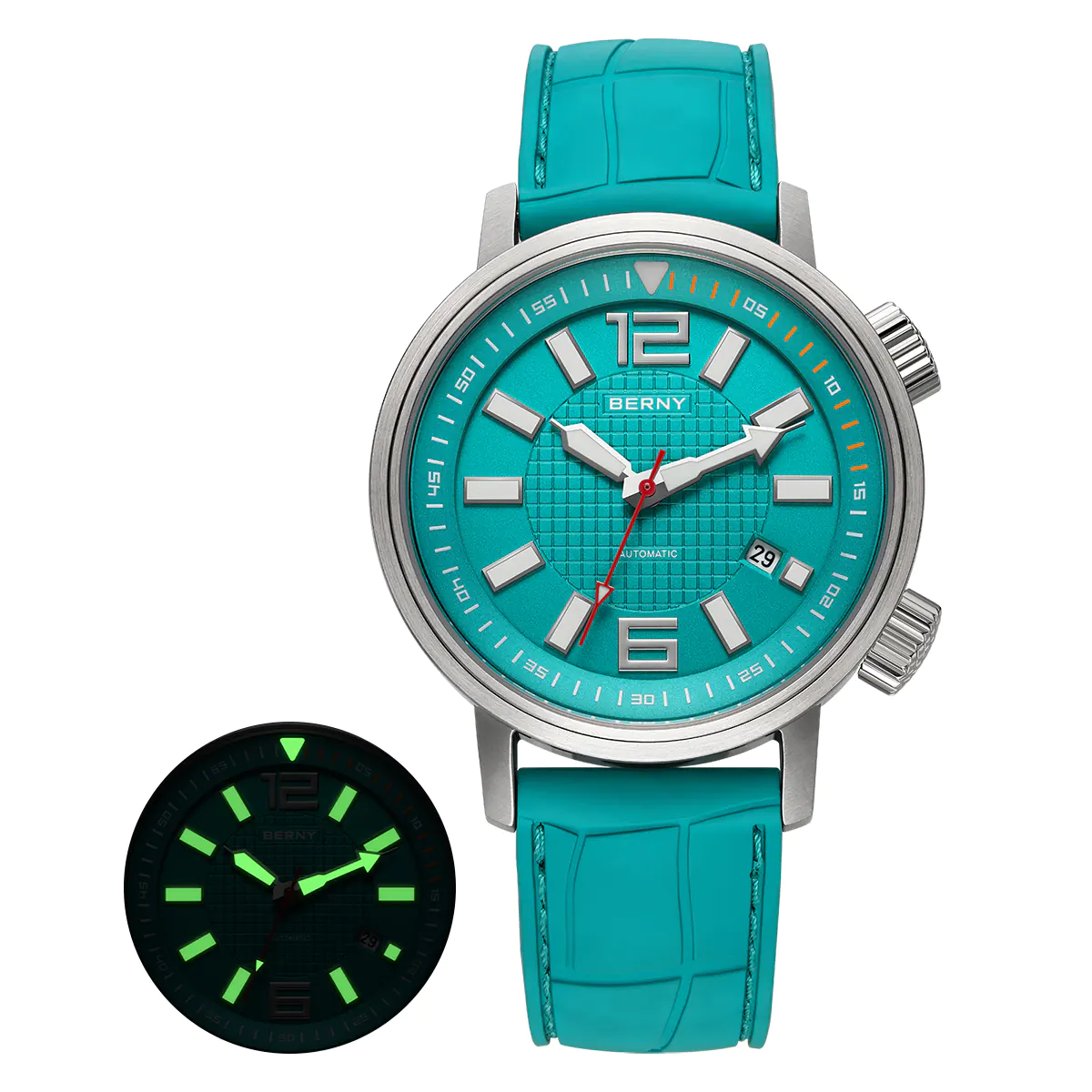 BERNY-Men Automatic Compressor-style Diver Watch V4-AM181M