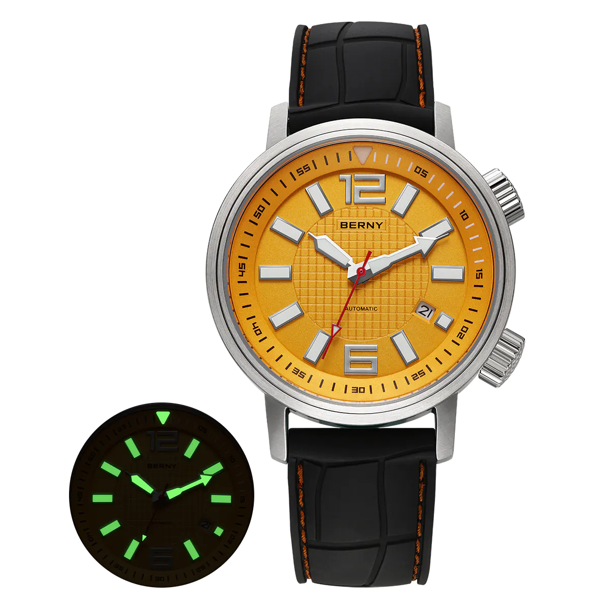 BERNY-Men Automatic Compressor-style Diver Watch V4-AM181M - Image 10