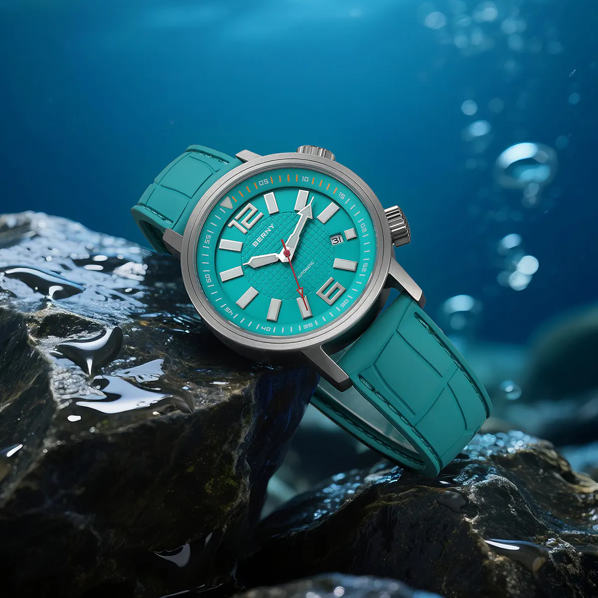 BERNY-Men Automatic Compressor-style Diver Watch V4-AM181M - Image 7