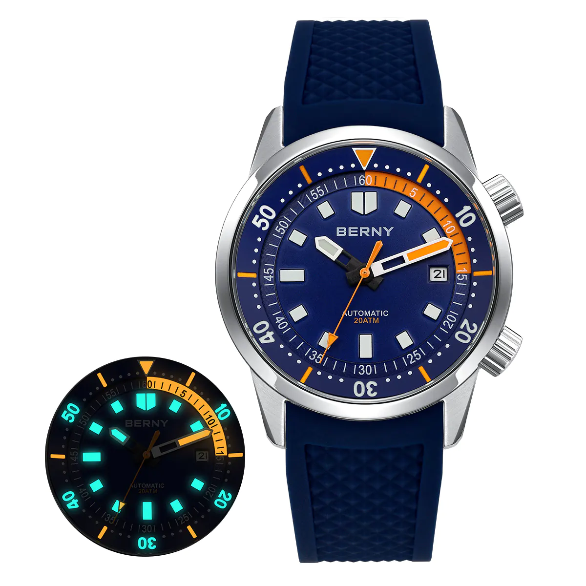 BERNY-Men Automatic Compressor-style Diver Watch V4-AM439M - Image 11