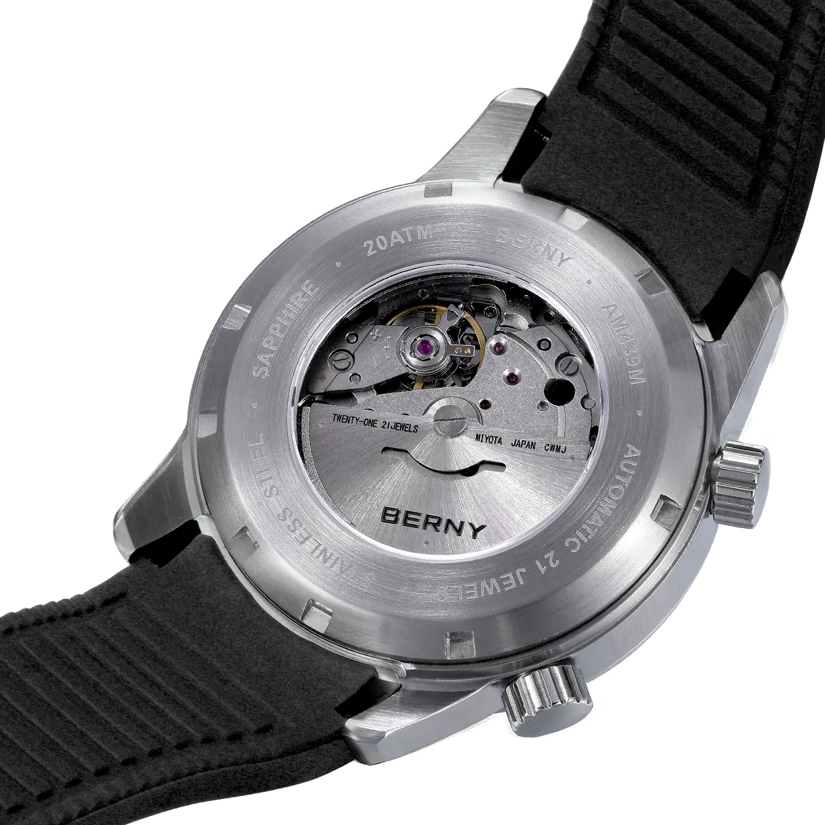 BERNY-Men Automatic Compressor-style Diver Watch V4-AM439M - Image 4