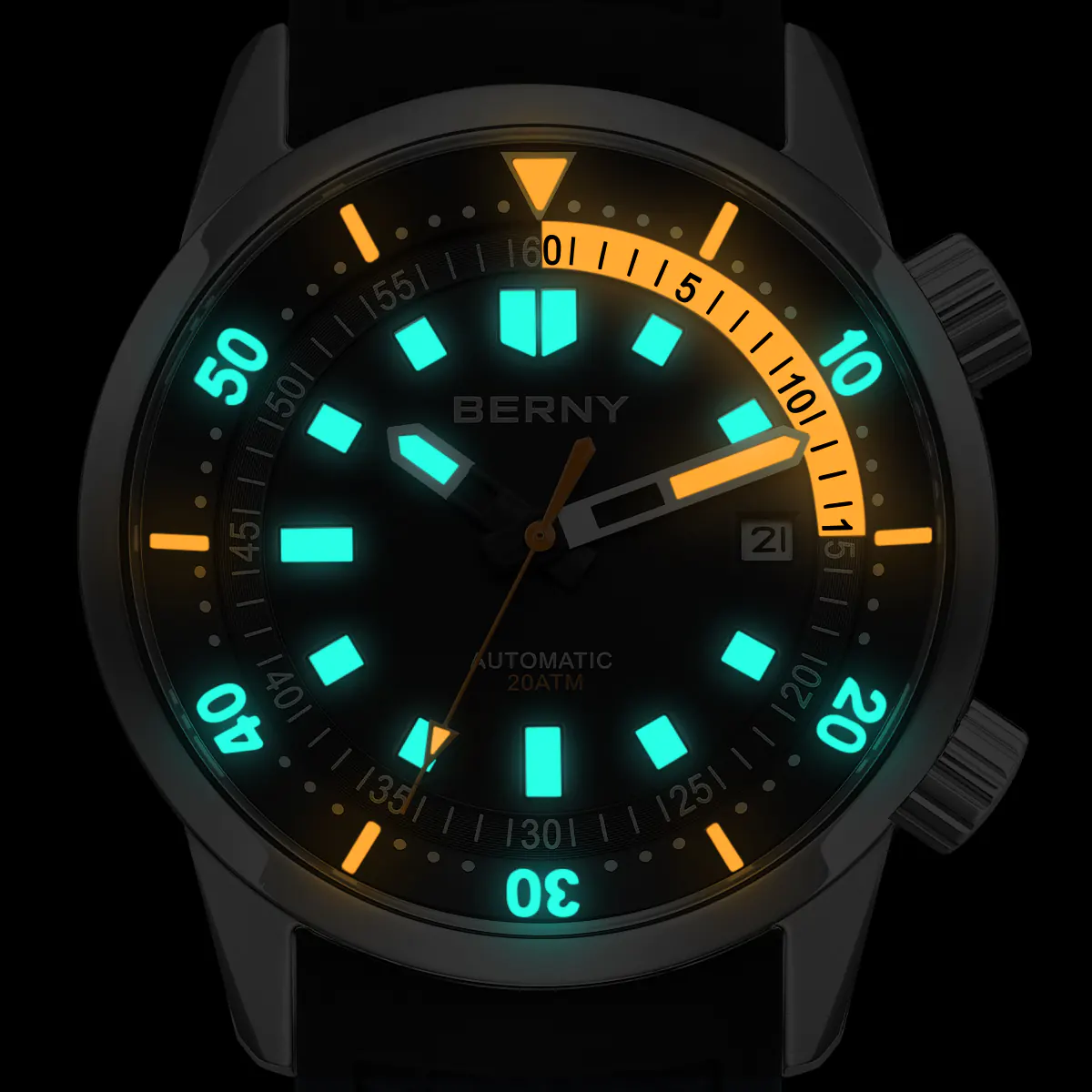 BERNY-Men Automatic Compressor-style Diver Watch V4-AM439M - Image 5