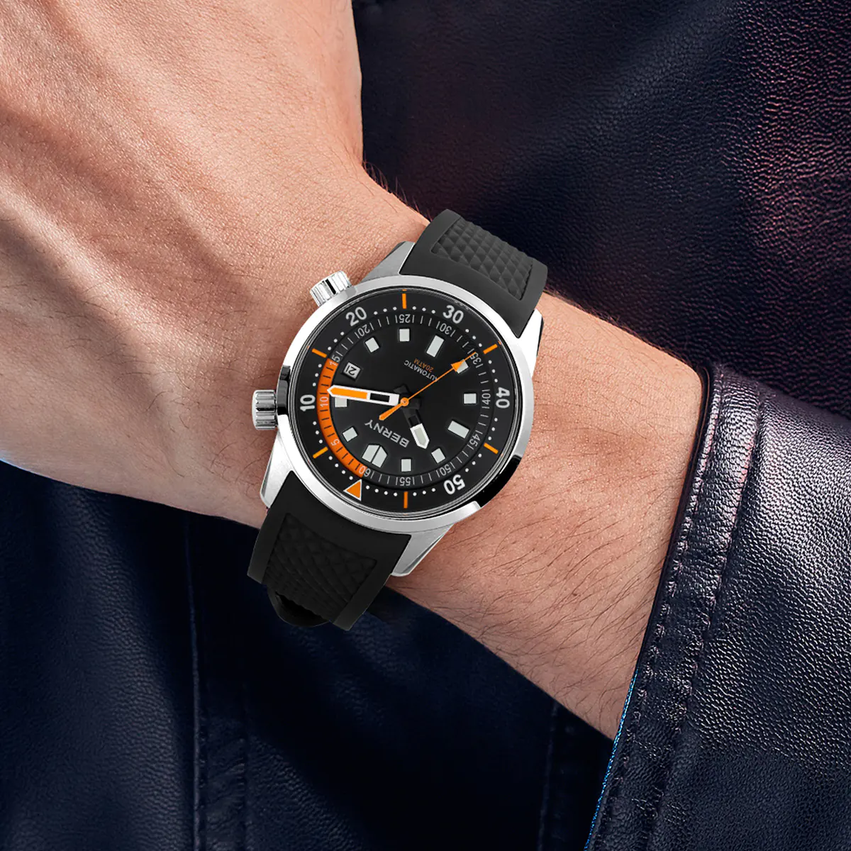 BERNY-Men Automatic Compressor-style Diver Watch V4-AM439M - Image 9