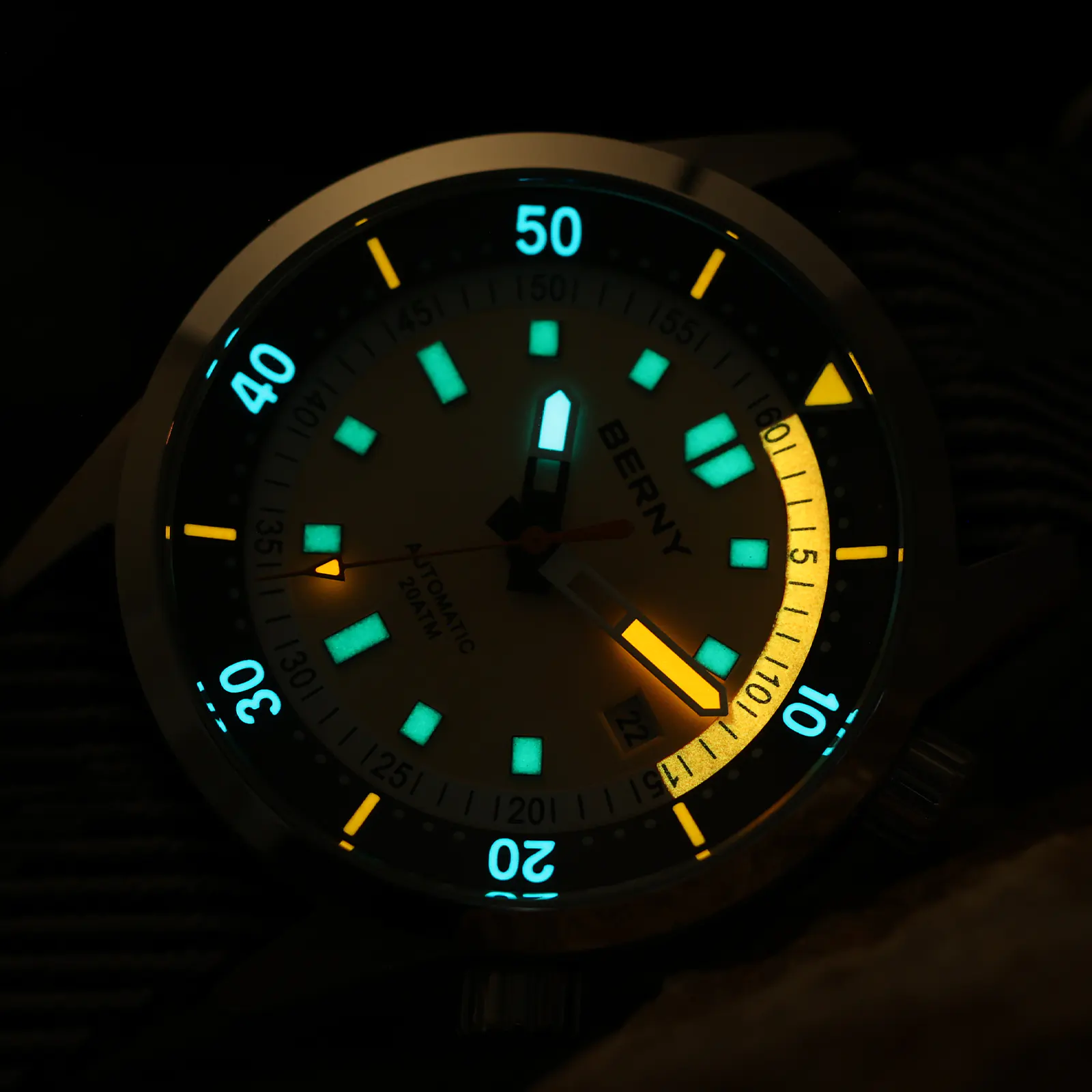 BERNY-Men Automatic Compressor-style Diver Watch V4-AM439MNY - Image 5