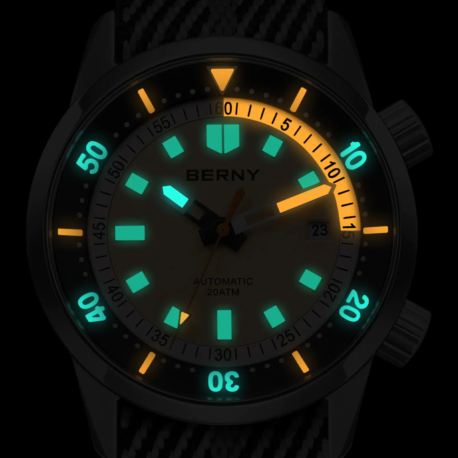 BERNY-Men Automatic Compressor-style Diver Watch V4-AM439MNY - Image 6