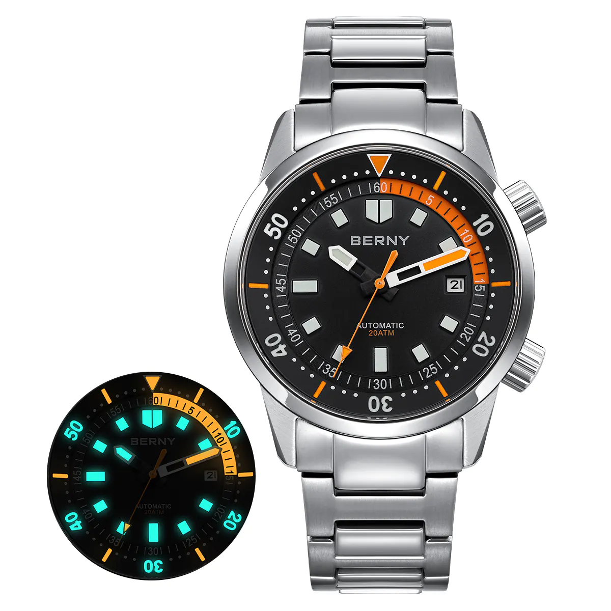 BERNY-Men Automatic Compressor-style Diver Watch V4-AM439MS - Image 10