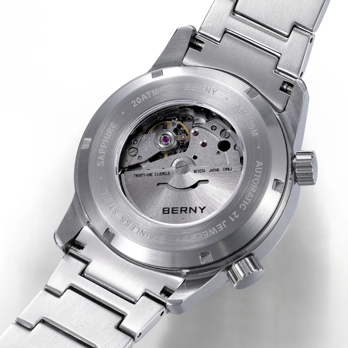 BERNY-Men Automatic Compressor-style Diver Watch V4-AM439MS - Image 8