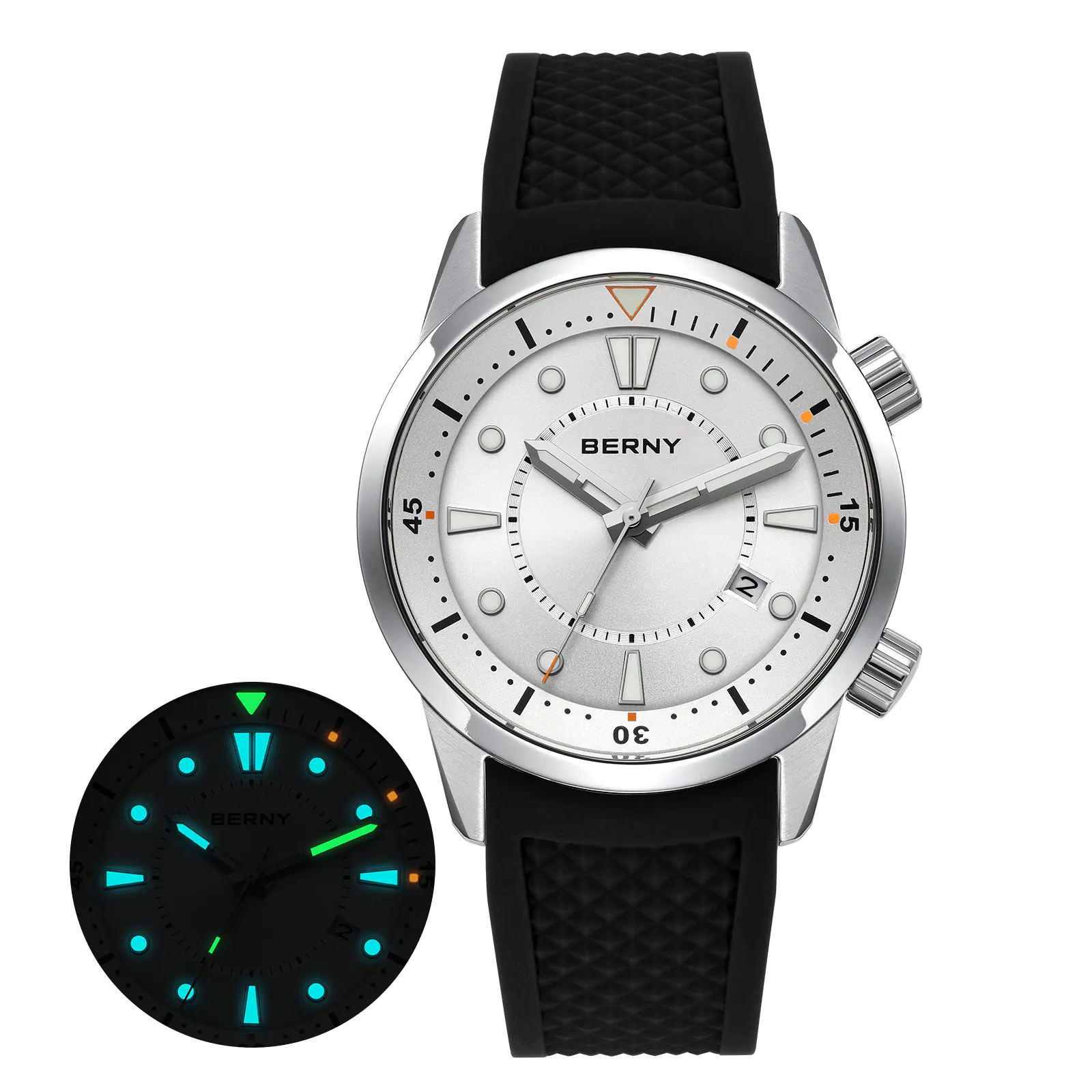 BERNY-Men Automatic Compressor-style Diver Watch V5-AM539M - Image 13