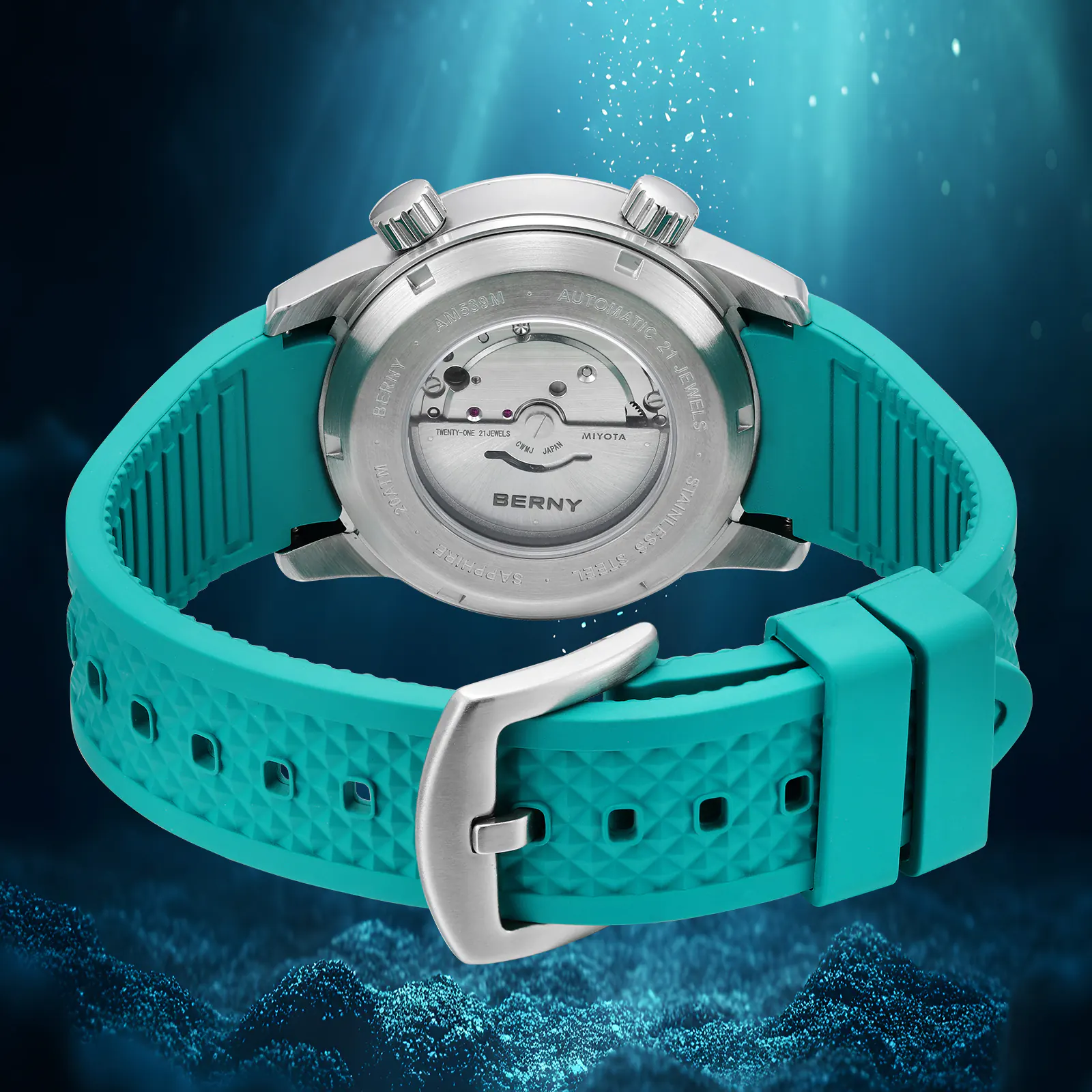 BERNY-Men Automatic Compressor-style Diver Watch V5-AM539M - Image 7