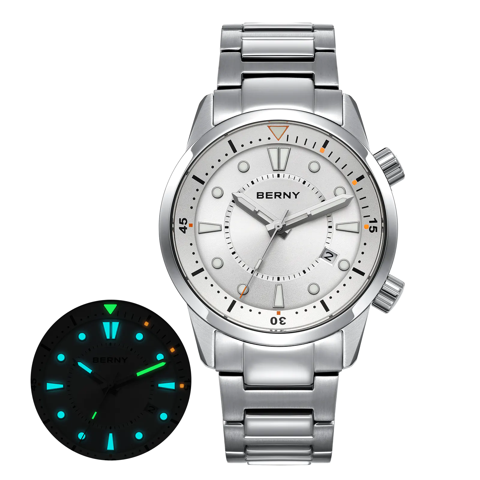 BERNY-Men Automatic Compressor-style Diver Watch V5-AM539MS - Image 15