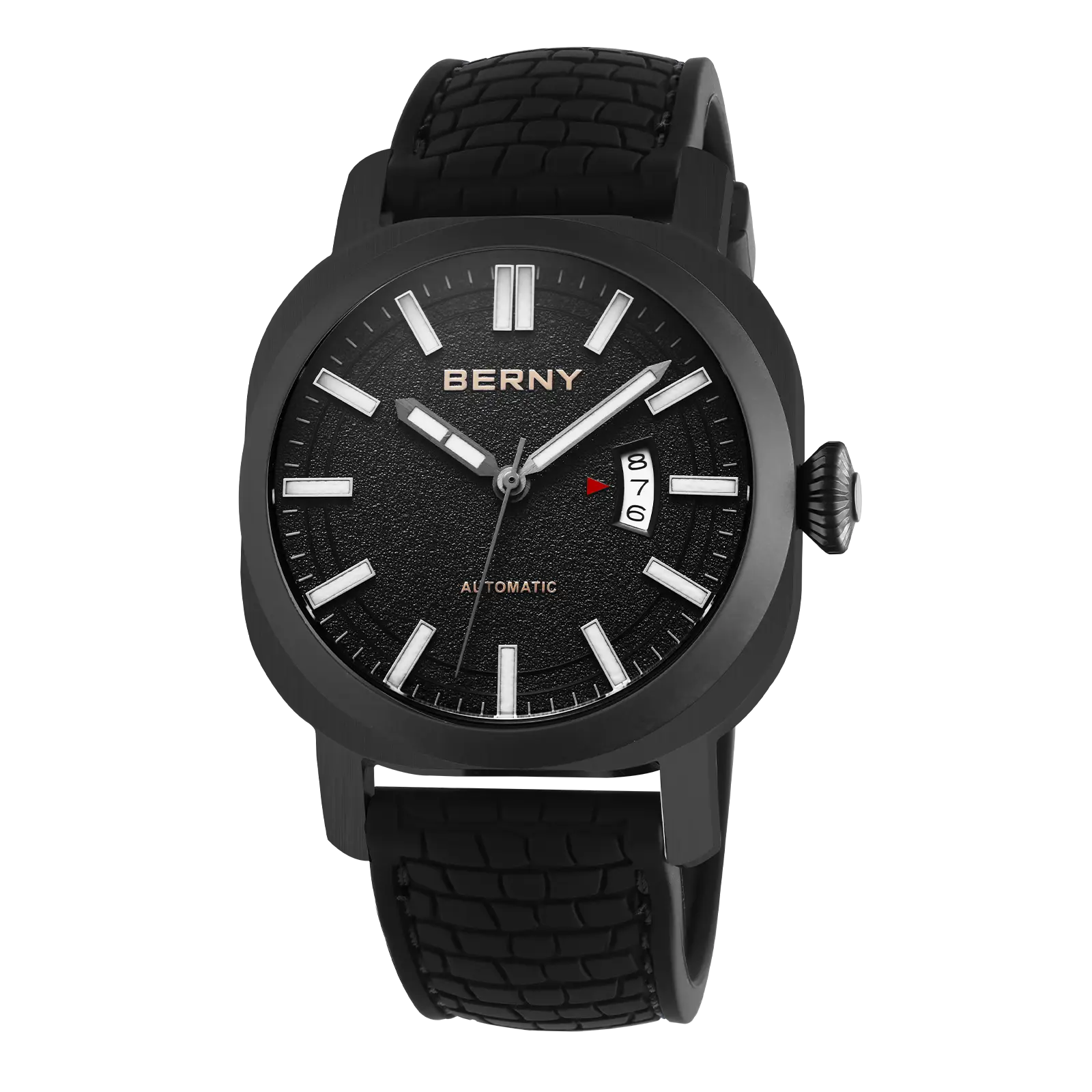 BERNY-Men Automatic Cushion Shaped Diver Watch-AM022M - Image 11