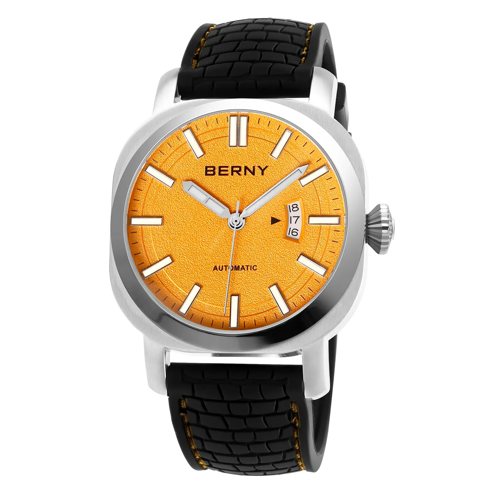 BERNY-Men Automatic Cushion Shaped Diver Watch-AM022M - Image 8