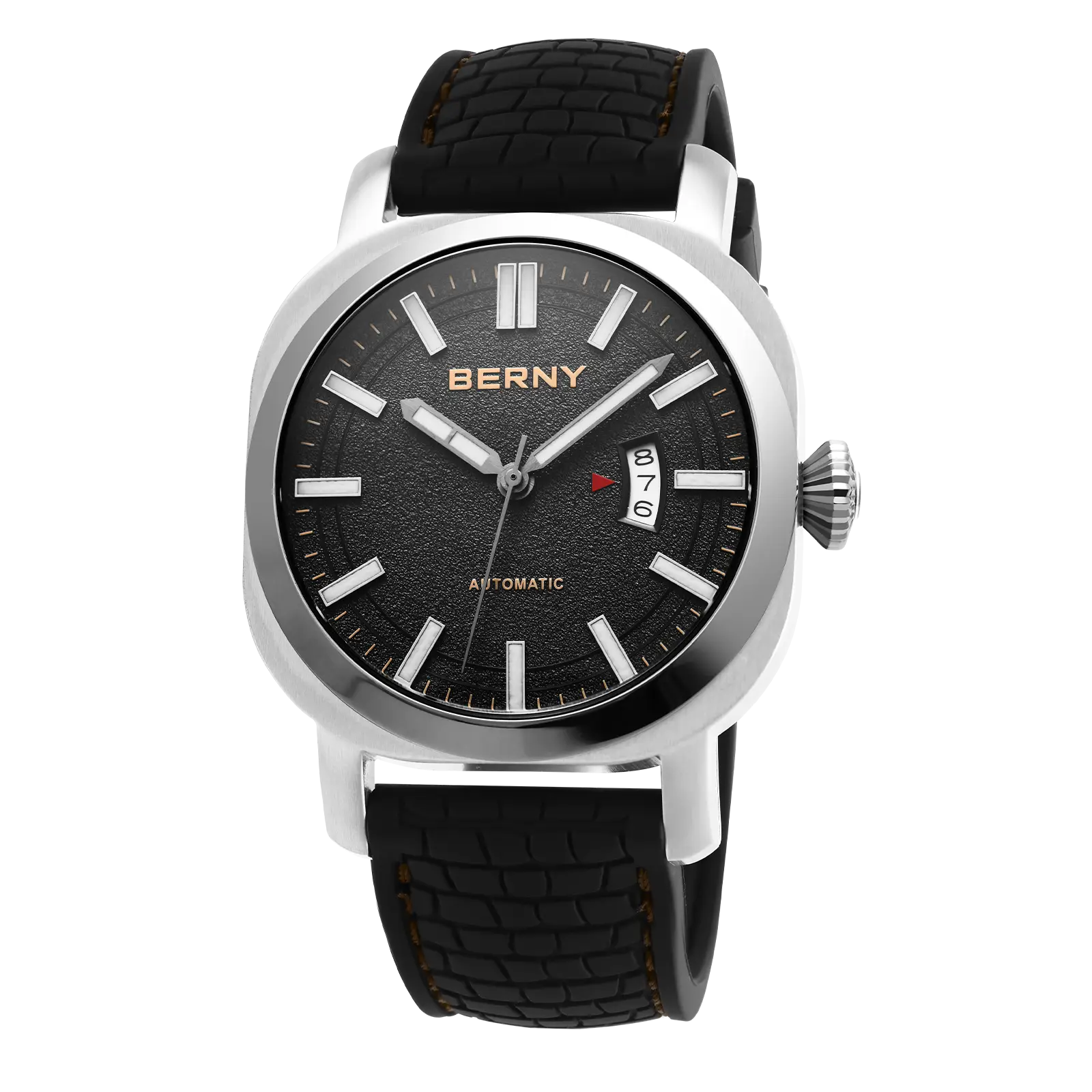 BERNY-Men Automatic Cushion Shaped Diver Watch-AM022M - Image 9