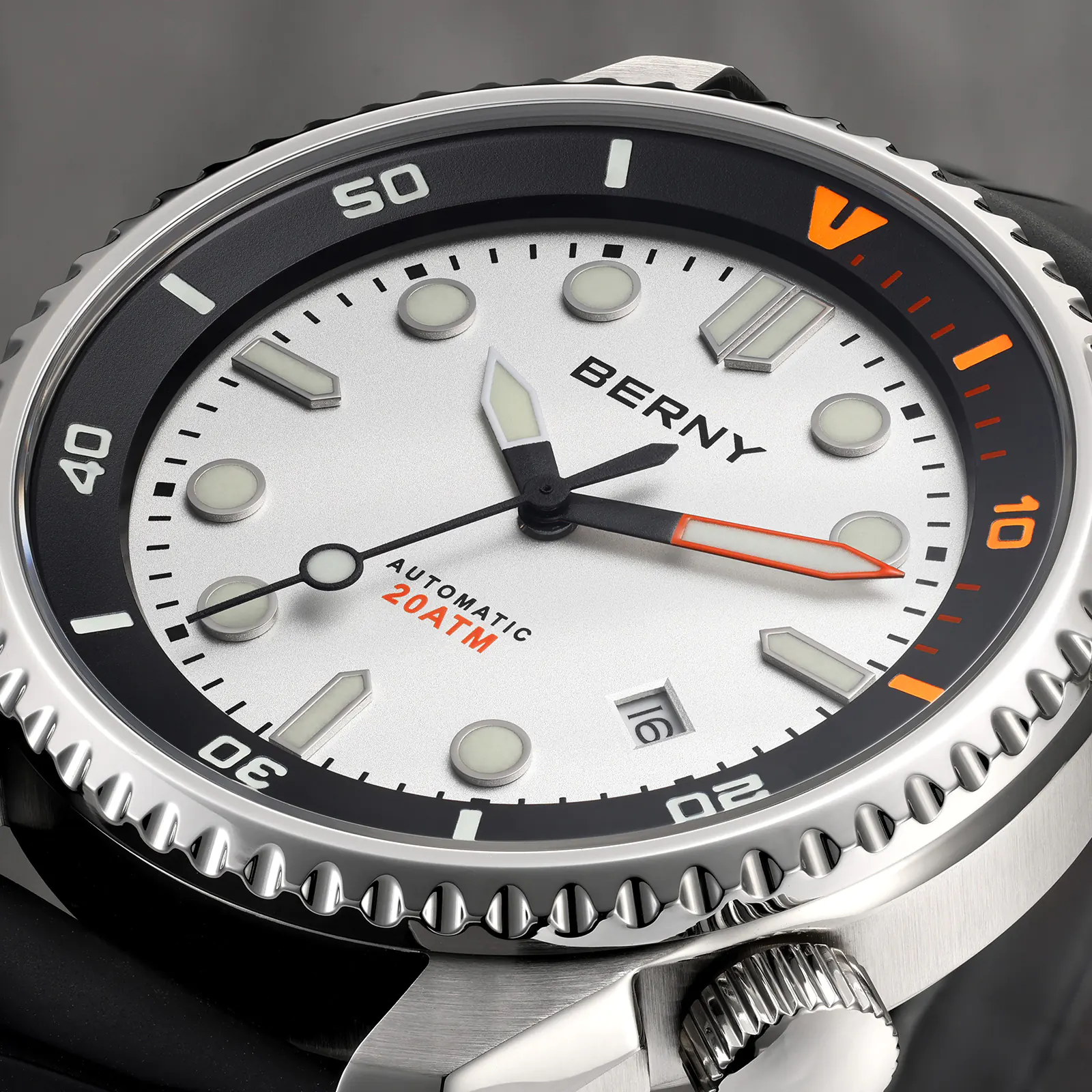 BERNY-Men Automatic Diver Watch-AM155M - Image 13