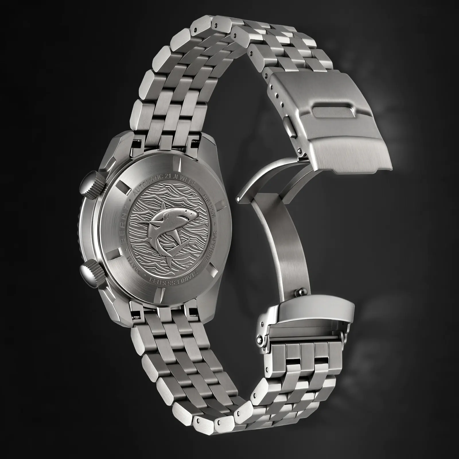 BERNY-Men Automatic Diver Watch-AM155MS - Image 11
