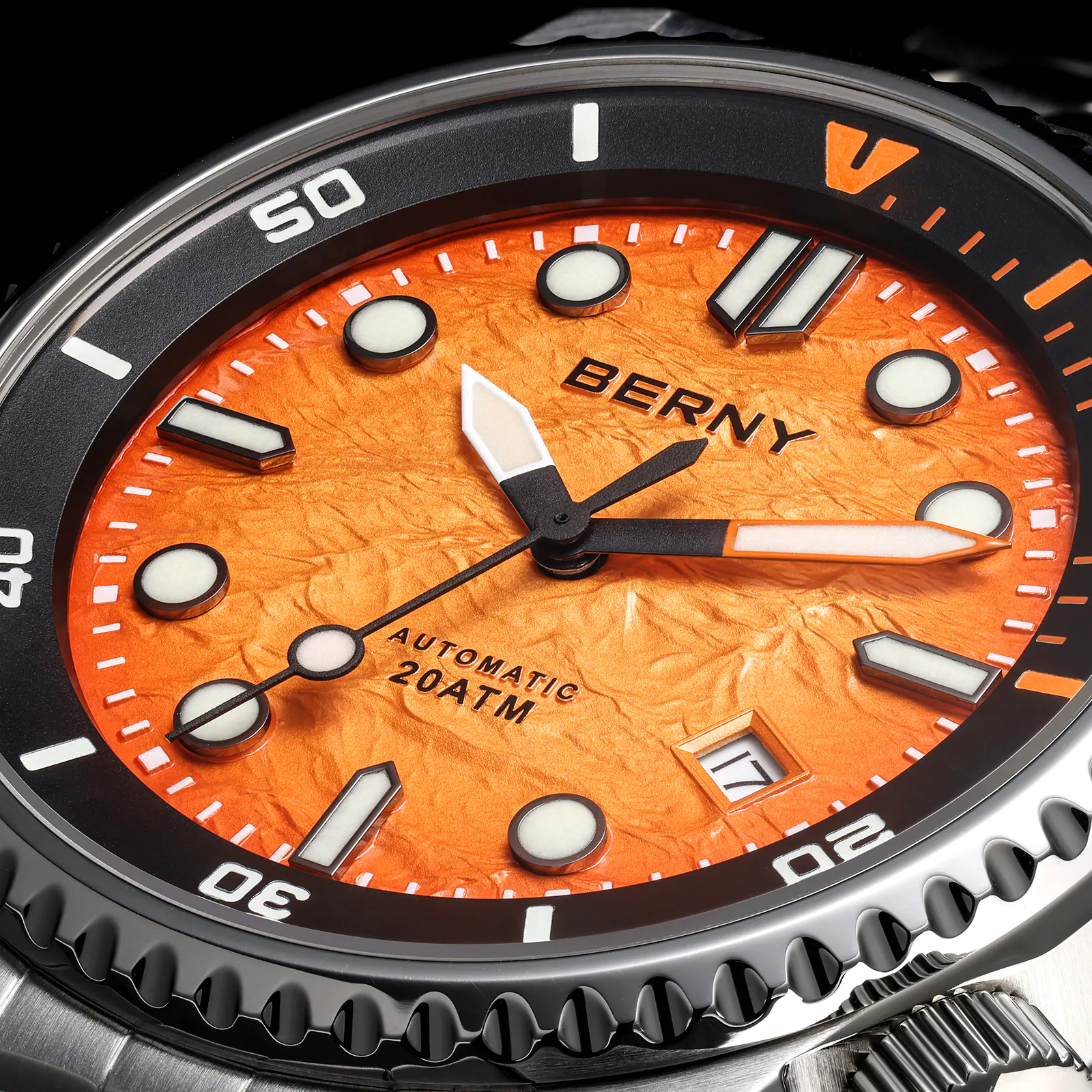 BERNY-Men Automatic Diver Watch-AM155MS - Image 17