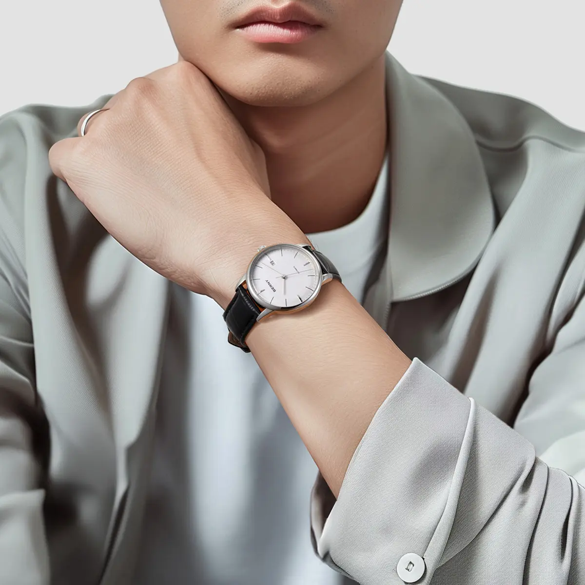 BERNY-Men Automatic Dress Watch-AM012M - Image 6