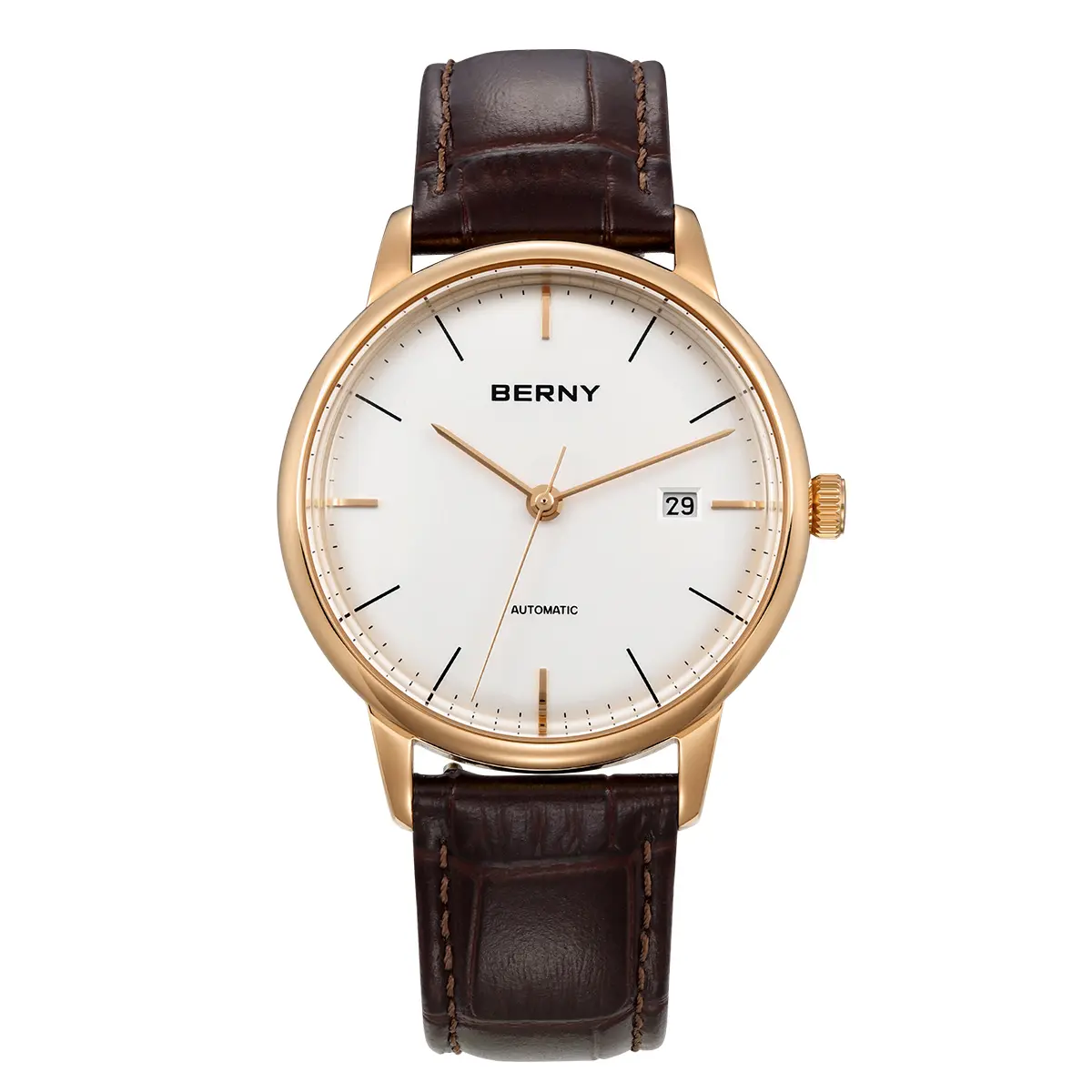 BERNY-Men Automatic Dress Watch-AM012M - Image 7