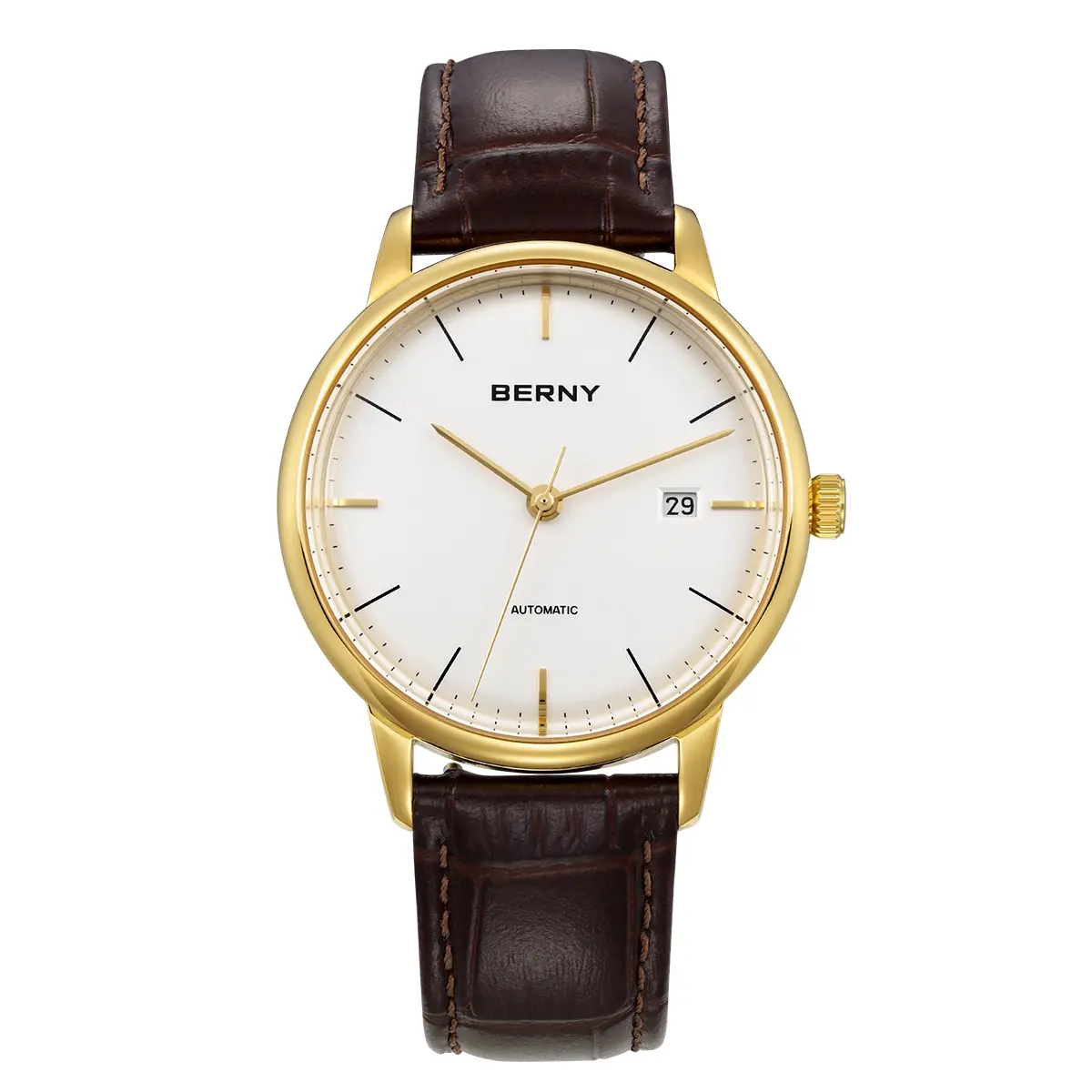 BERNY-Men Automatic Dress Watch-AM012M - Image 9
