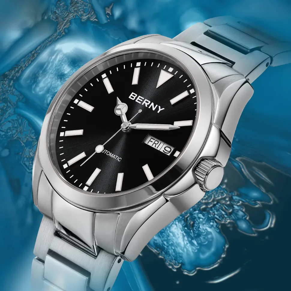 BERNY-Men Automatic Dress Watch-AM023M - Image 4