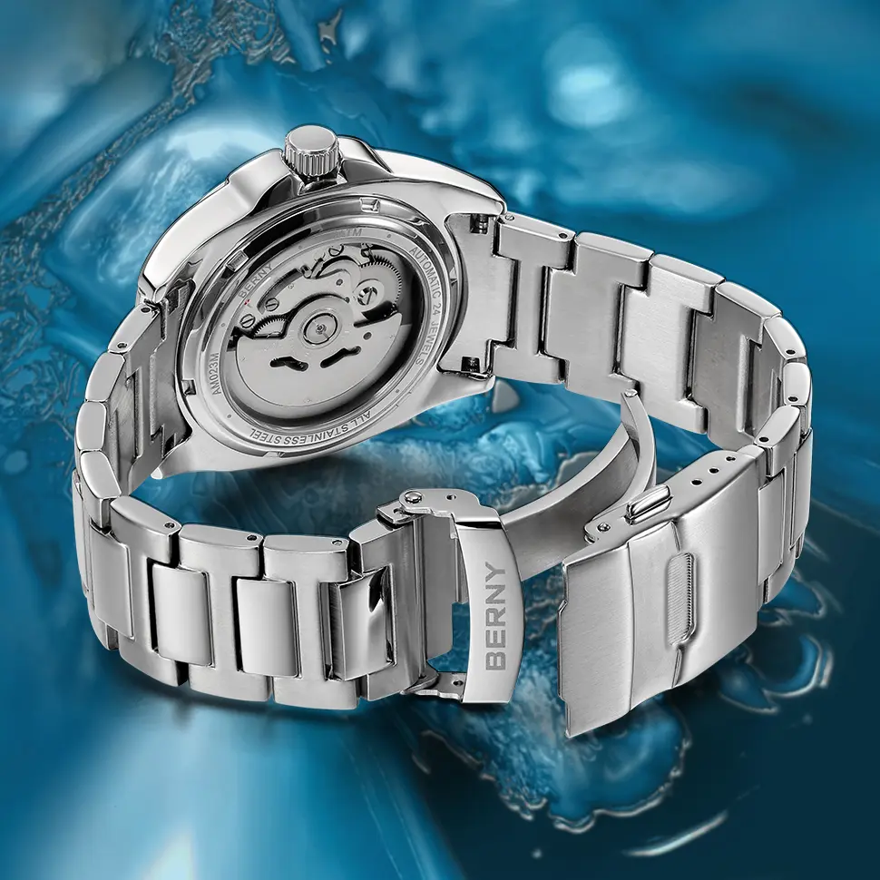 BERNY-Men Automatic Dress Watch-AM023M - Image 6