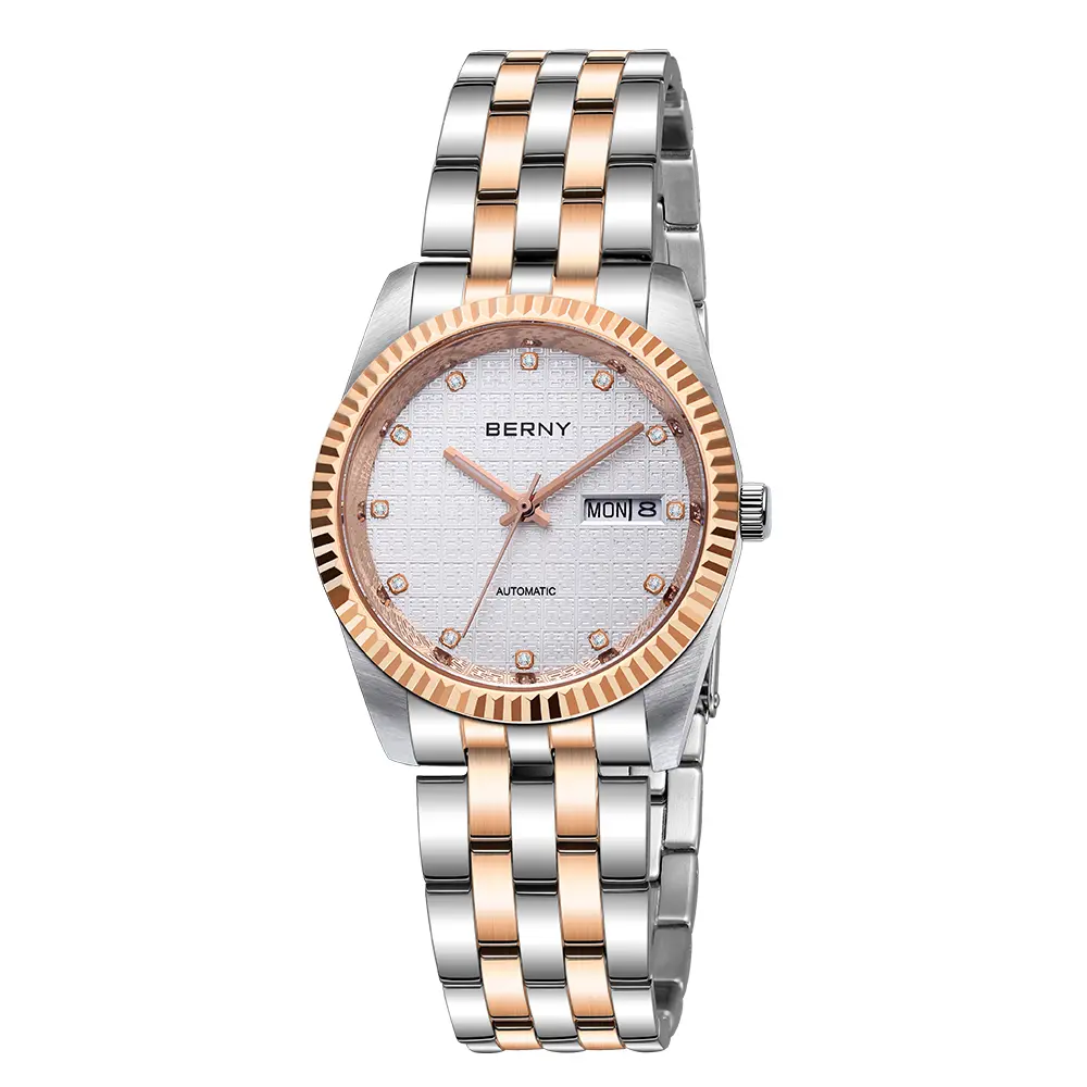 BERNY-Men Automatic Dress Watch-AM092M - Image 4