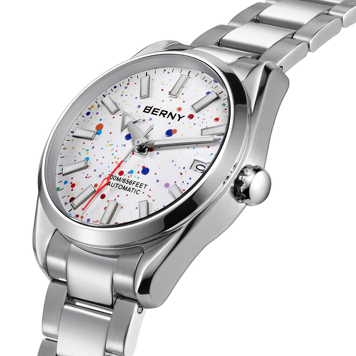 BERNY-Men Automatic Splatter Art Watch-AM230M - Image 2