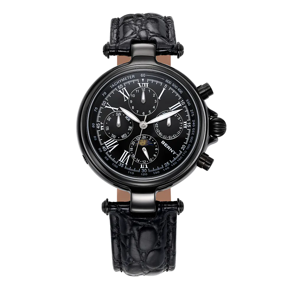 BERNY-Men Automatic Full Calendar Watch-AM7042M - Image 11