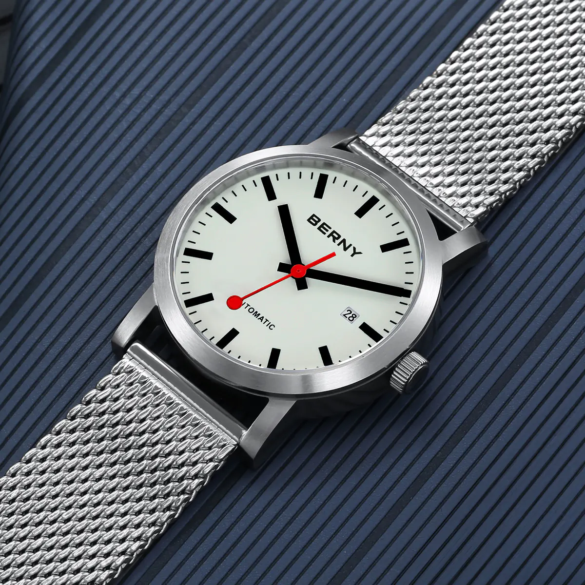BERNY-Men Automatic Full-Lume Watch V3-AM138M-L - Image 5