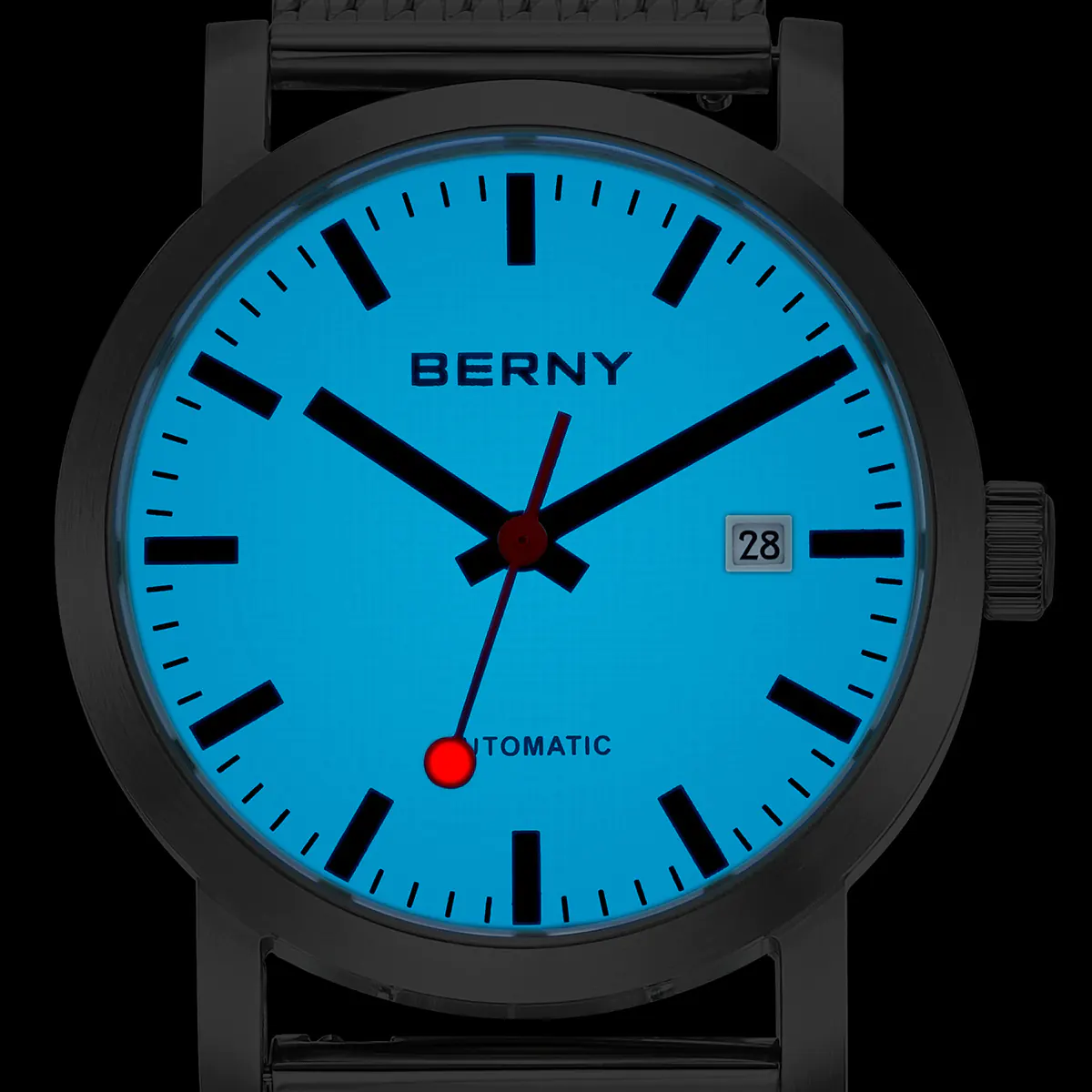 BERNY-Men Automatic Full-Lume Watch V3-AM138M-L - Image 6
