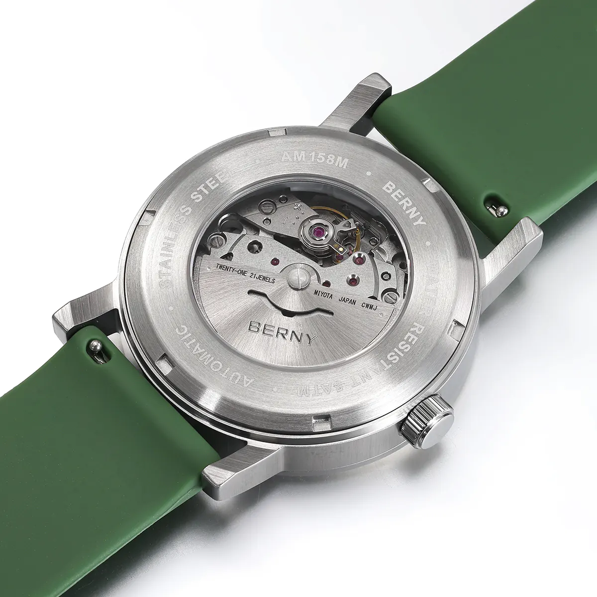 BERNY-Men Automatic Full-Lume Watch V4-AM158M - Image 4